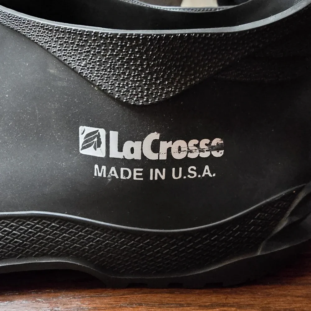 LaCrosse Mens‎ Size XL Rubber OverShoe Low Boots 13 14 USA Traction Waterproof